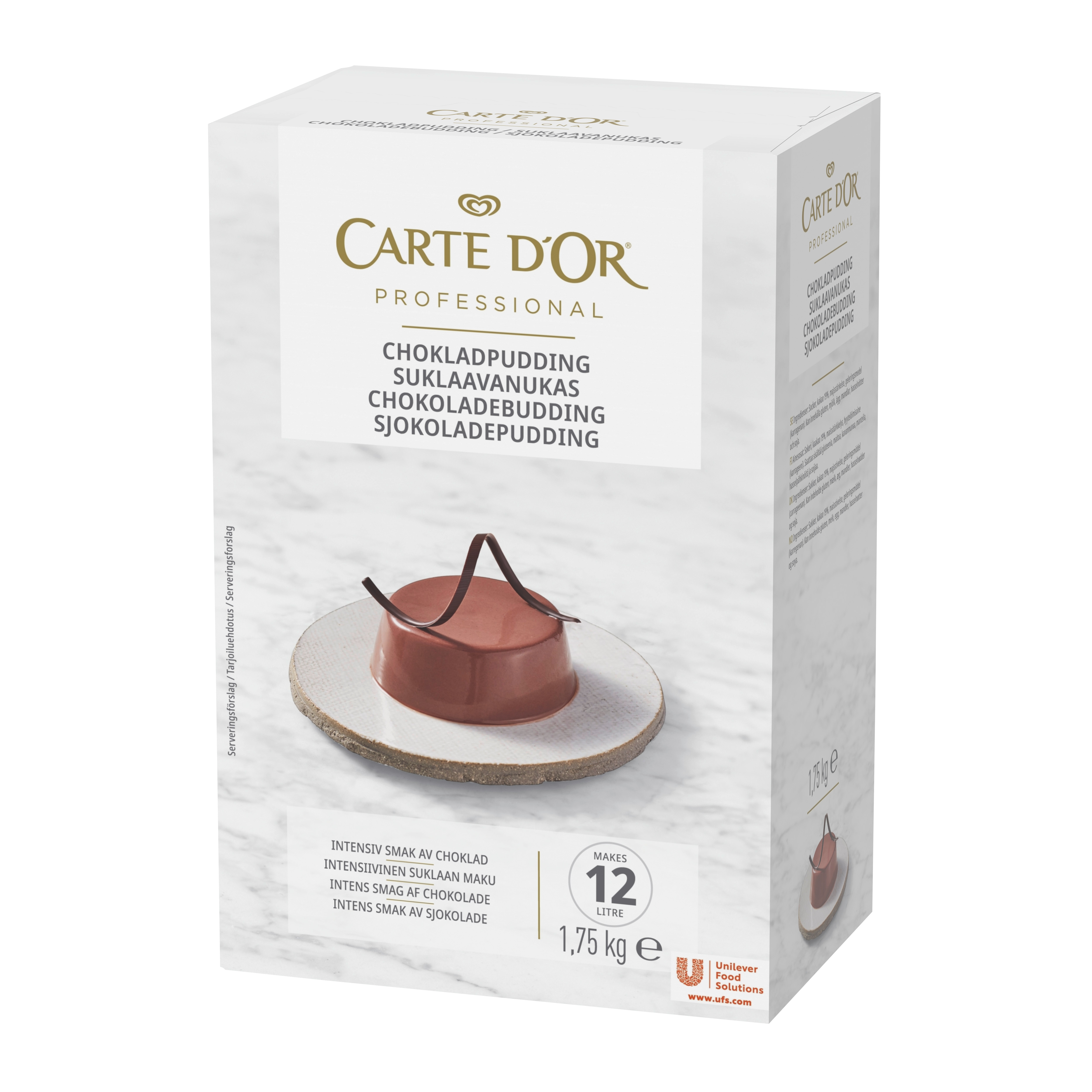 CARTE D'OR Chokladpudding 1 x 1,75 kg - 